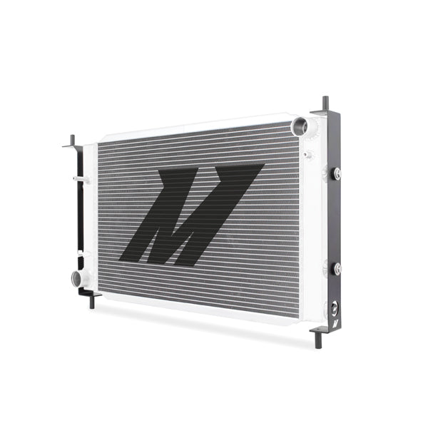Mishimoto 96 Ford Mustang w/ Stabilizer System Manual Aluminum Radiator - MMRAD-MUS-96B for 1996 Ford Mustang - detail view