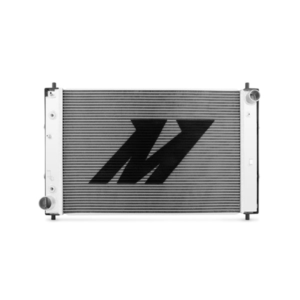 Mishimoto 97-04 Ford Mustang w/ Stabilizer System Manual Aluminum Radiator - MMRAD-MUS-97B for 1997-2004 Ford Mustang - side 