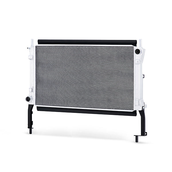 Mishimoto 2015+ Ford Mustang EcoBoost Performance Aluminum Radiator - MMRAD-MUS4-15 for 2015-2021 Ford Mustang - close-up