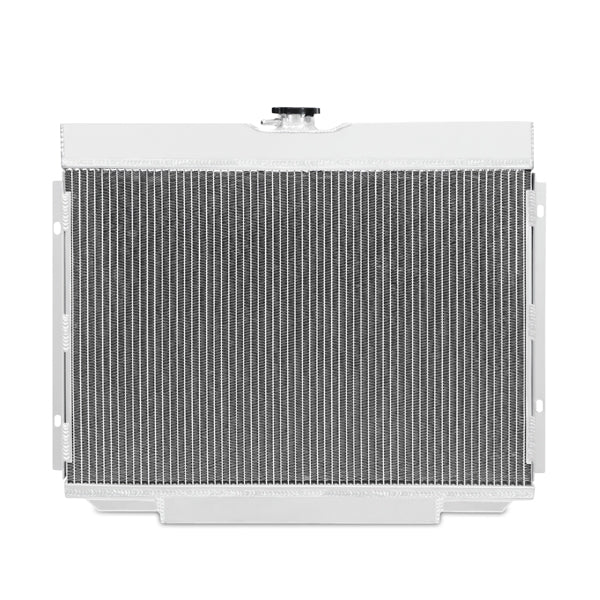 Mishimoto 68-70 Ford Mustang Big Block X-Line Aluminum Radiator - MMRAD-MUSHD-67X for 1968-1970 Ford Mustang - installed view