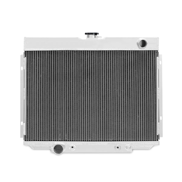 Mishimoto 68-70 Ford Mustang Big Block X-Line Aluminum Radiator - MMRAD-MUSHD-67X for 1968-1970 Ford Mustang - close-up