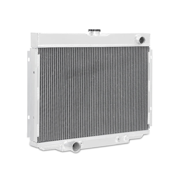 Mishimoto 68-70 Ford Mustang Big Block X-Line Aluminum Radiator - MMRAD-MUSHD-67X for 1968-1970 Ford Mustang - rear view