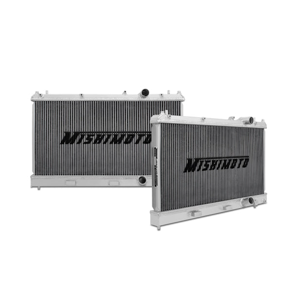 Mishimoto 95-99 Dodge Neon Manual Aluminum Radiator - MMRAD-NEO-96 for 1995-1999 Dodge Neon - installed view