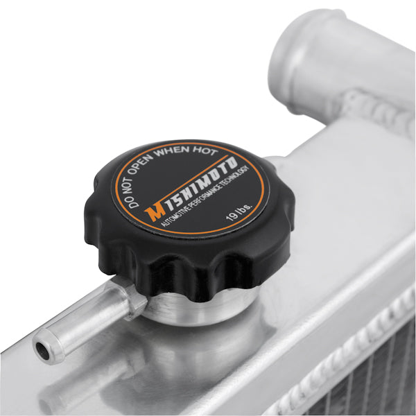 Mishimoto 97-01 Honda Prelude Manual Aluminum Radiator - MMRAD-PRE-97 for 1997-2001 Honda Prelude - detail view