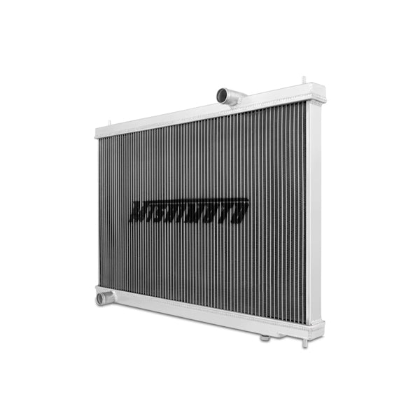 Mishimoto 09+ Nissan GTR R35 Aluminum Radiator - MMRAD-R35-09 for 2009-2024 Nissan GT R - installed view