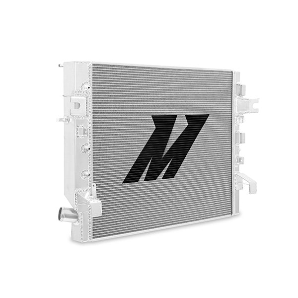 Mishimoto 13+ Ram 2500/3500 6.7L Cummins Aluminum Radiator - MMRAD-RAM-13 for 2013-2018 Ram 2500 - side view