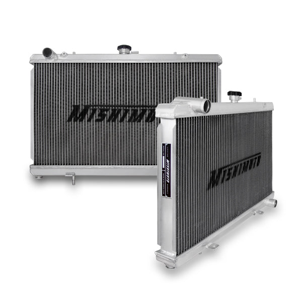 Mishimoto 89-94 Nissan 240sx S13 SR20DET Aluminum Radiator (MMRAD-S13-90SR) - MMRAD-S13-89SR for 1989-1994 Nissan 240SX - ang