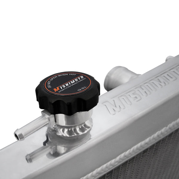 Mishimoto 00-05 Nissan Sentra SE-R Vspec Manual Aluminum Radiator - MMRAD-SEN-00 for 2002-2009 Nissan Sentra - installed view