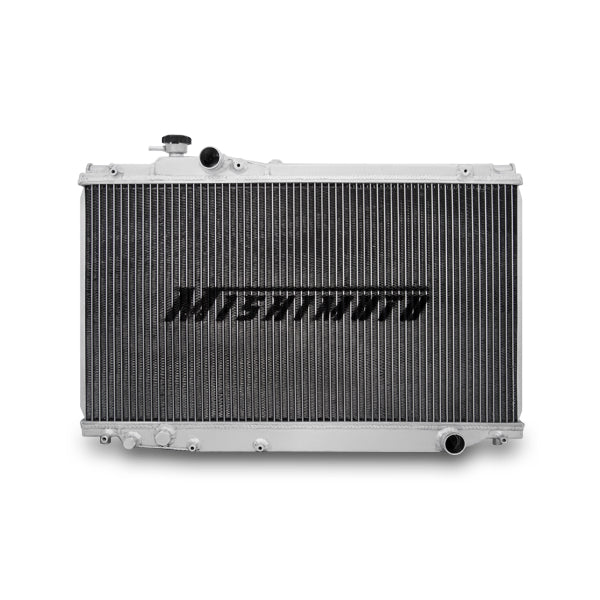 Mishimoto 93-98 Toyota Supra Turbo/Non Turbo Manual Aluminum Radiator - MMRAD-SUP-93T for 1993-2002 Toyota Supra - close-up