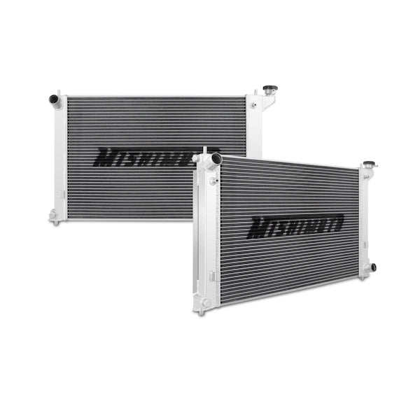 Mishimoto 05-10 Scion tC Manual Aluminum Radiator - MMRAD-TC-05 for 2005-2011 Scion tC - detail view