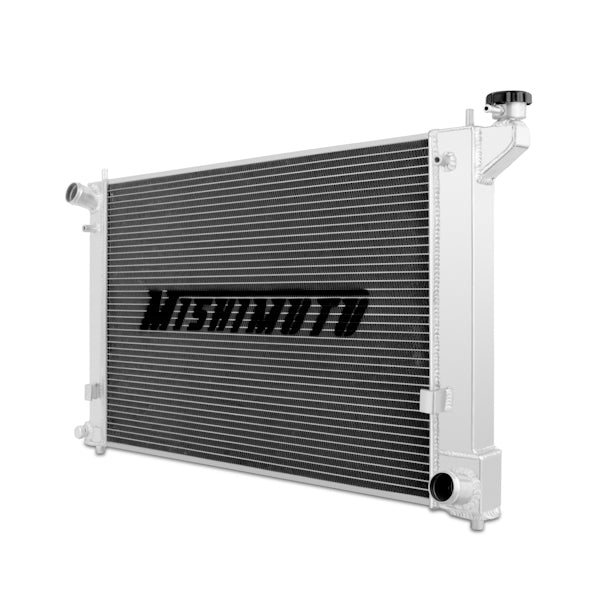 Mishimoto 05-10 Scion tC Manual Aluminum Radiator - MMRAD-TC-05 for 2005-2011 Scion tC - rear view