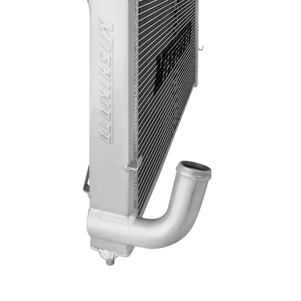 Mishimoto 01-07 Mini Cooper S Aluminum Radiator (Will Not Fit R56 Chassis) - MMRAD-TINY-01 for 2002-2008 Mini Cooper - angle 