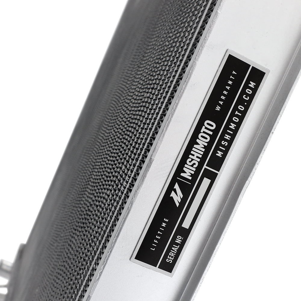 Mishimoto 04-13 Infiniti QX56 / 05-14 Nissan Armada Aluminum Radiator - MMRAD-TTN-04 for 2004-2014 Nissan TITAN - angle view