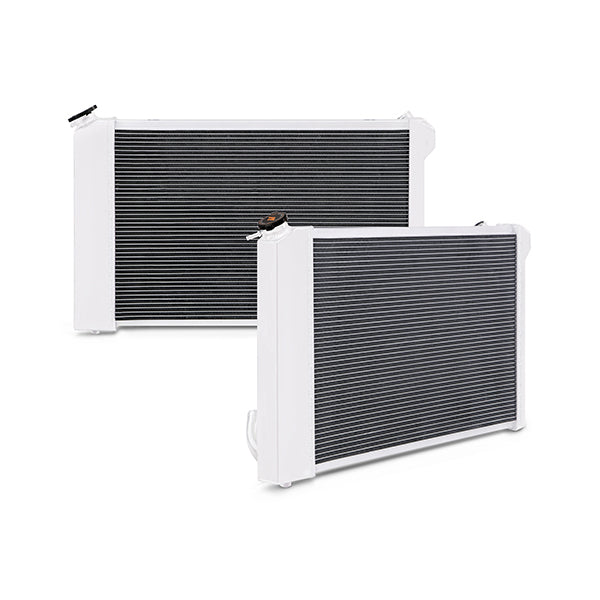 Mishimoto 69-72 Chevrolet Corvette Auto X-Line Aluminum Radiator - MMRAD-VET-69X for 1969-1972 Chevrolet Corvette - angle vie