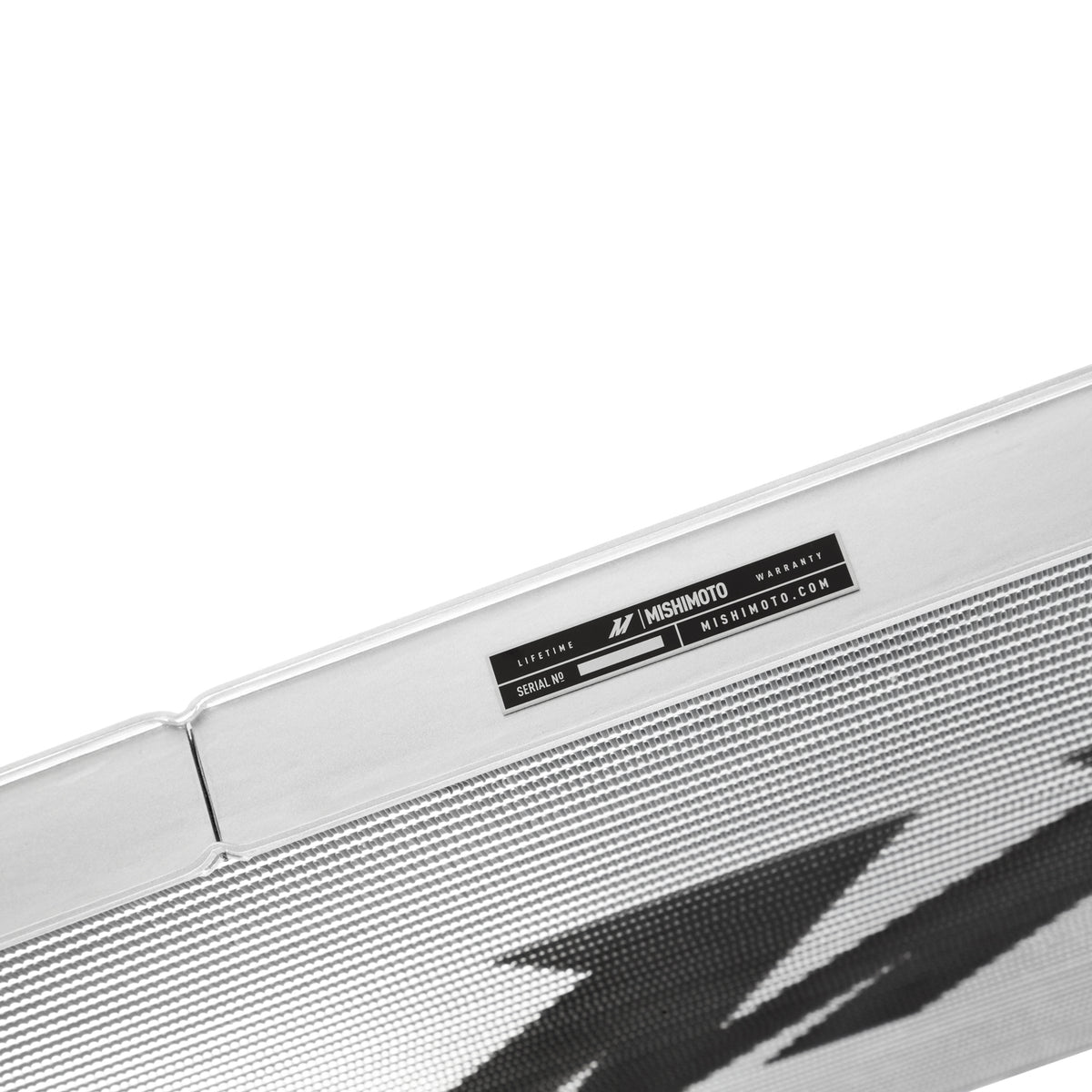 Mishimoto 07-17 Jeep Wrangler JK Performance Aluminum Radiator V2 - MMRAD-WRA-07V2 for 2007-2018 Jeep Wrangler - rear view