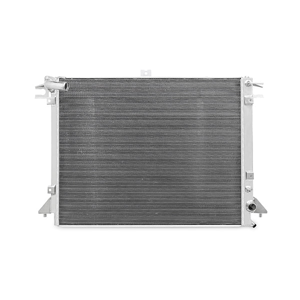 Mishimoto 2016+ Nissan Titan XD 5.0L Cummins Aluminum Radiator - MMRAD-XD-16 for 2016-2017 Nissan TITAN - side view