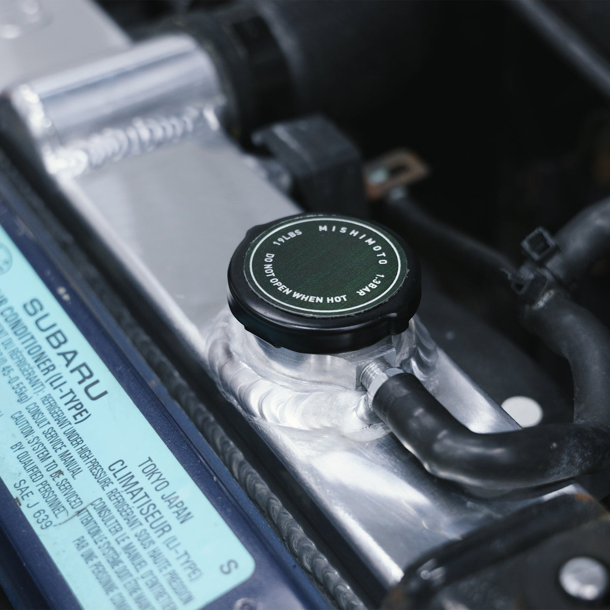 Mishimoto High-Pressure 1.3 Bar Radiator Cap - Small - One-Way - MMRC-13-ONWY for 2002-2024 Subaru Impreza - alternate view