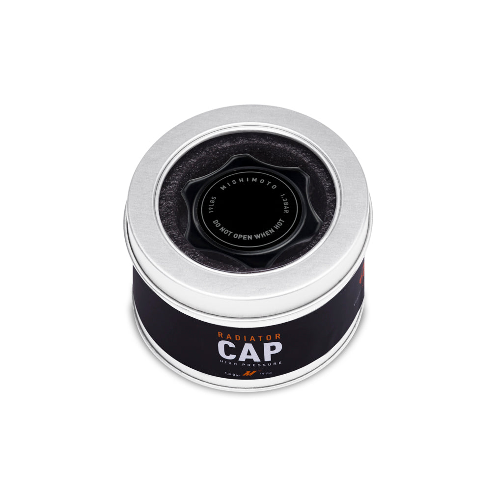 Mishimoto High-Pressure 1.3 Bar Radiator Cap Small Non-Directional - MMRC-13-SMC by Mishimoto - close-up