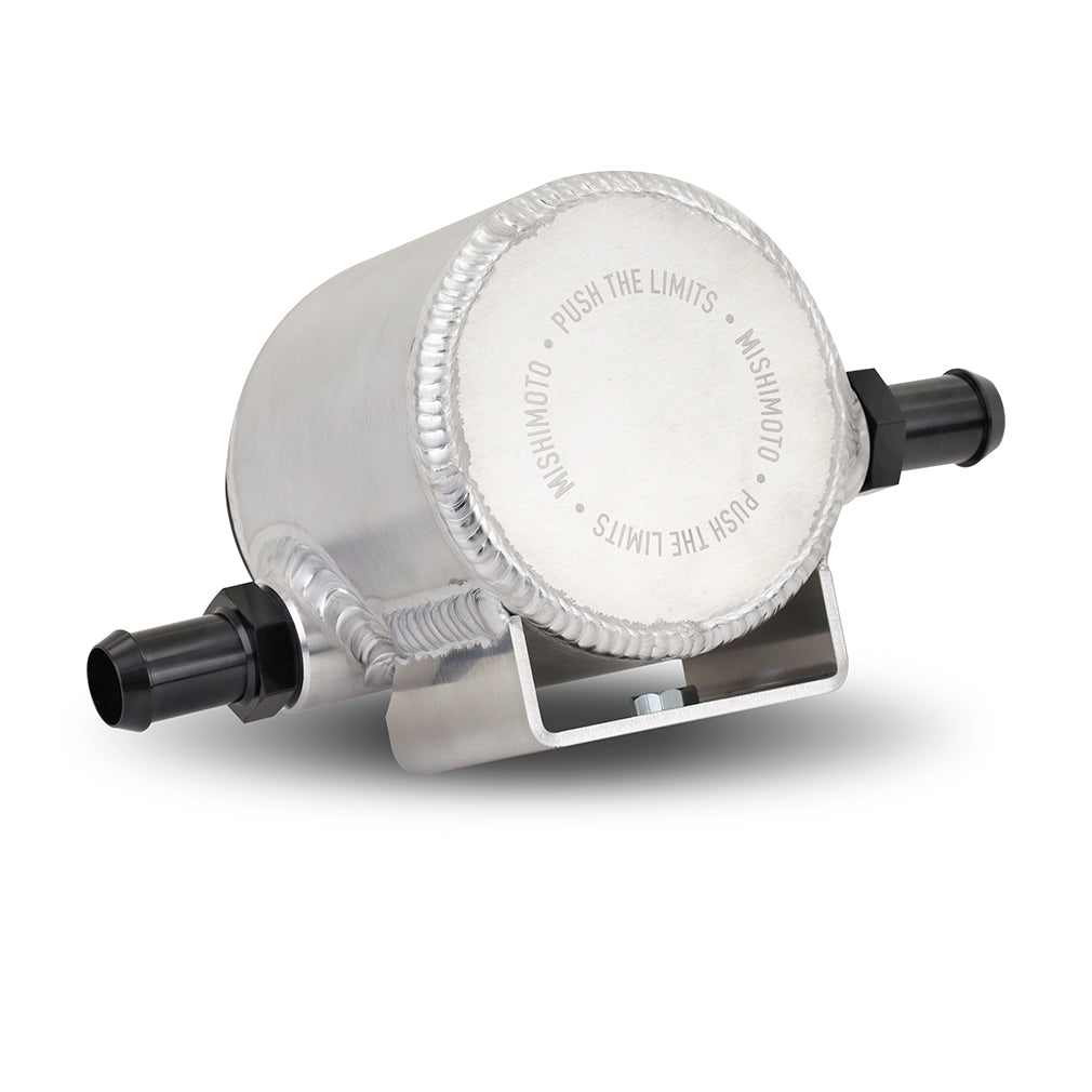 Mishimoto Universal Aluminum Coolant Expansion Tank - Brushed - MMRT-EXP-TRDB for 1997-2023 Toyota Tacoma - alternate view