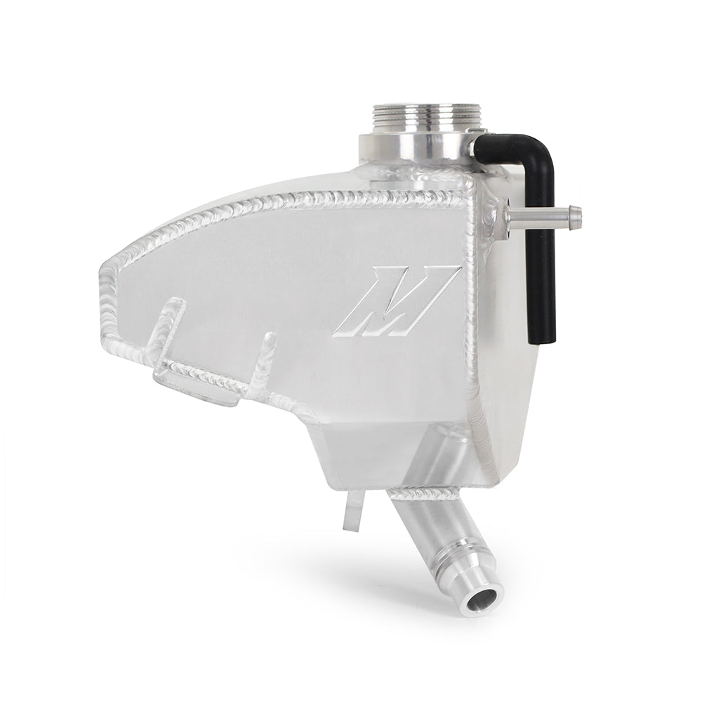 Mishimoto 2015+ Ford F-150 Aluminum Expansion Tank - Natural Finish - MMRT-F150-15EN for 2015-2023 Ford F 150 - installed vie