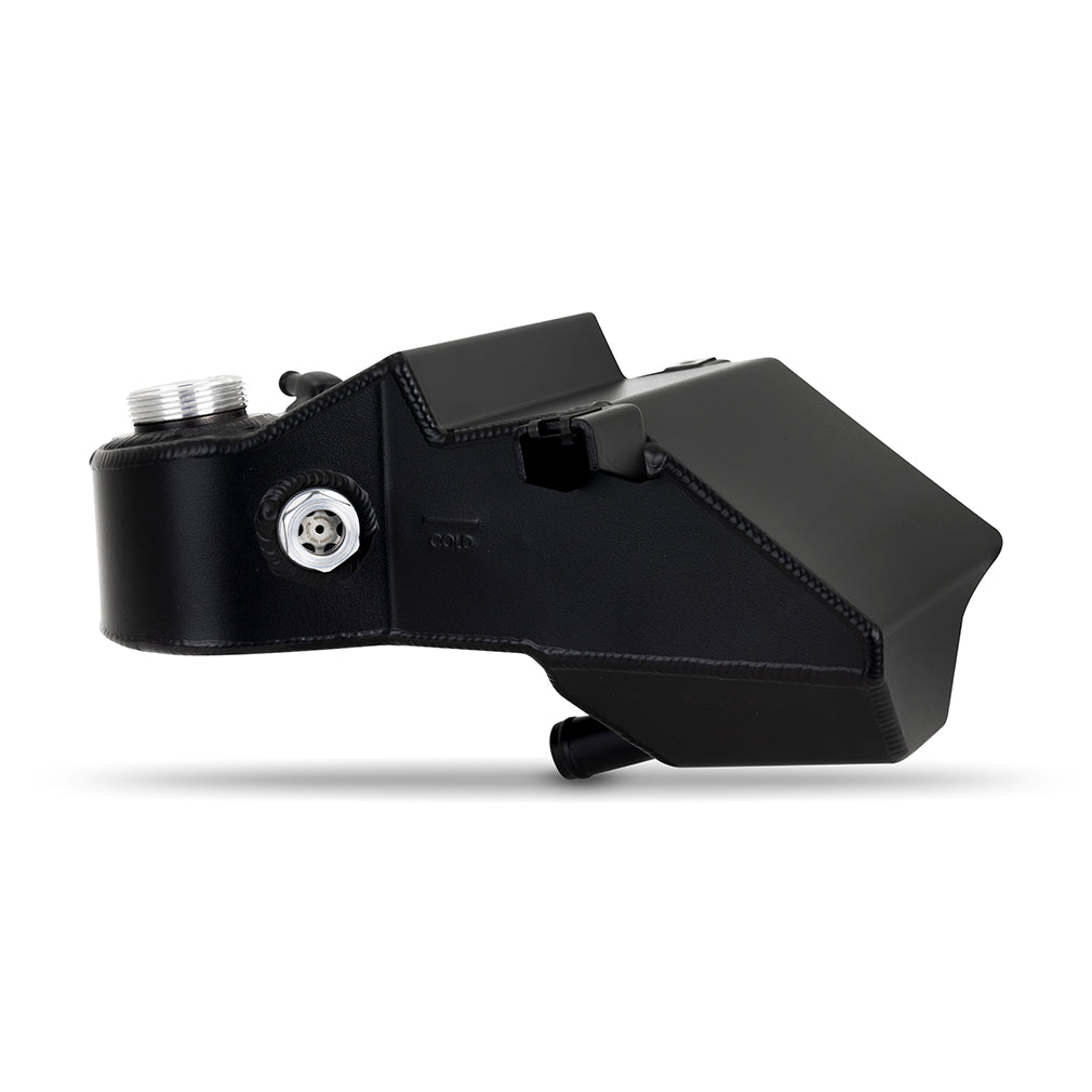 Mishimoto 03-07 Ford 6.0L Powerstroke Aluminum Degas Bottle - Black - MMRT-F2D-03BK for 1999-2007 Ford F 250 - detail view