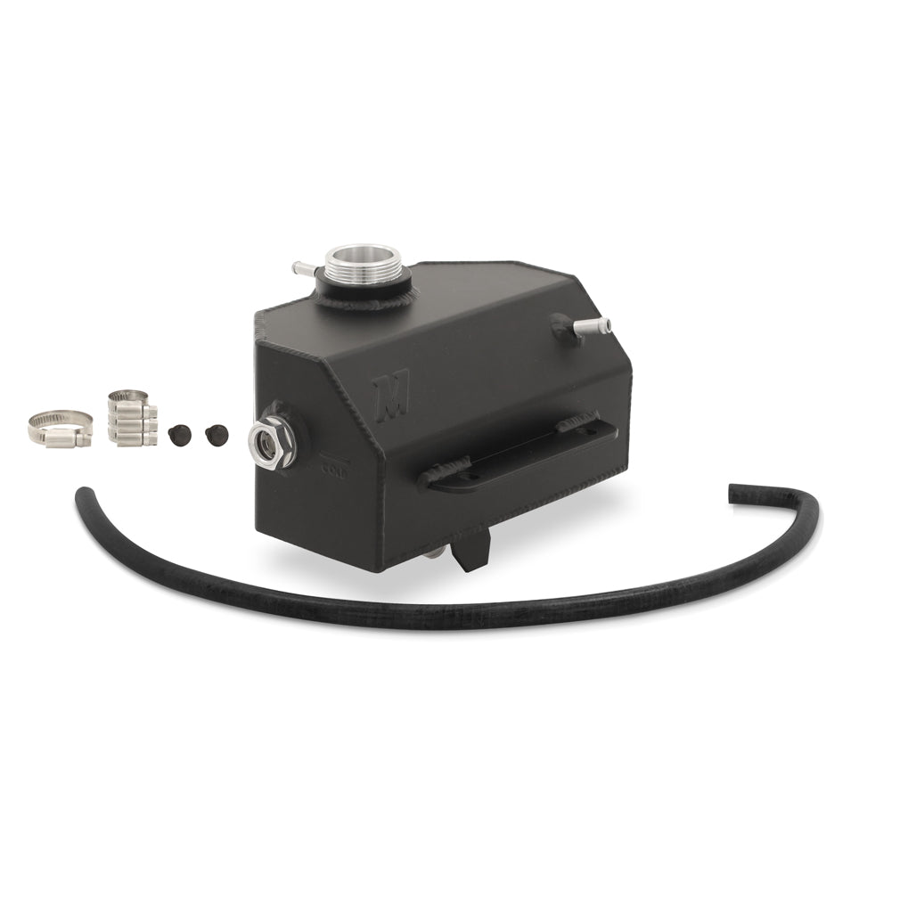 Mishimoto 2015 Ford Mustang EcoBoost / 3.7L / 5.0L  Aluminum Coolant Expansion Tank - Black - MMRT-MUS-15EBK