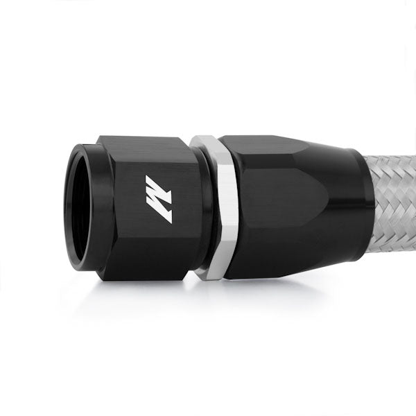 Mishimoto 5 Ft Stainless Steel Braided Hose w/ -10AN Fittings - MMSBH-10-5 by Mishimoto - installed view