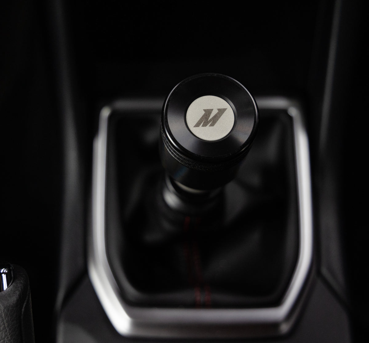 Mishimoto 2022+ Subaru WRX Shift Knob Black - MMSK-WRX-22BK for 2022-2025 Subaru WRX - close-up