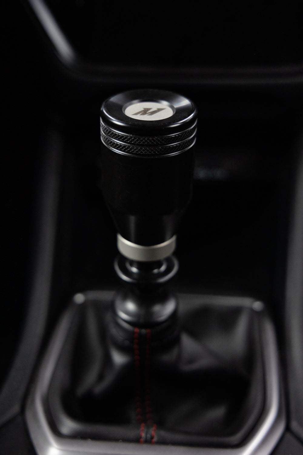 Mishimoto 2022+ Subaru WRX Shift Knob Black - MMSK-WRX-22BK for 2022-2025 Subaru WRX - side view