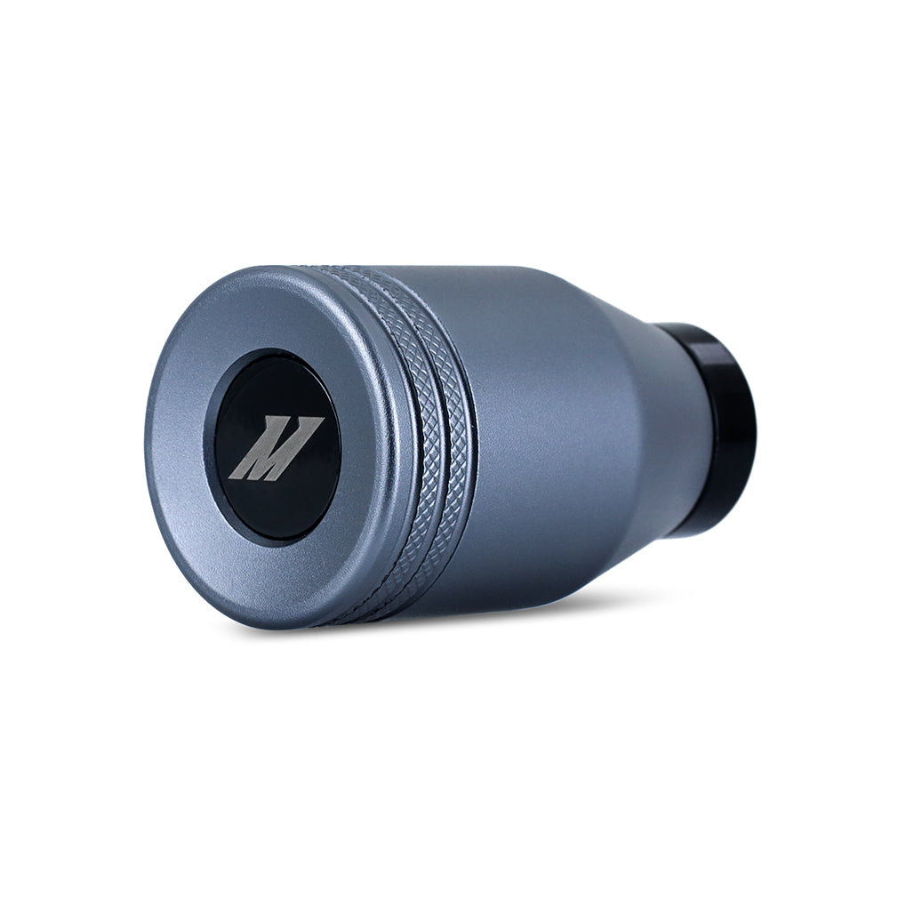 Mishimoto 2022+ Subaru WRX Shift Knob Gunmetal on Black - MMSK-WRX-22GMBK for 2022-2025 Subaru WRX - installed view