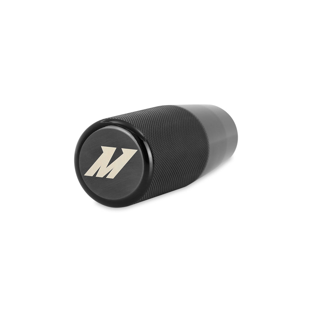 Mishimoto Weighted Shift Knob XL Black (Knurled) - MMSK-XLK-BK by Mishimoto - angle view