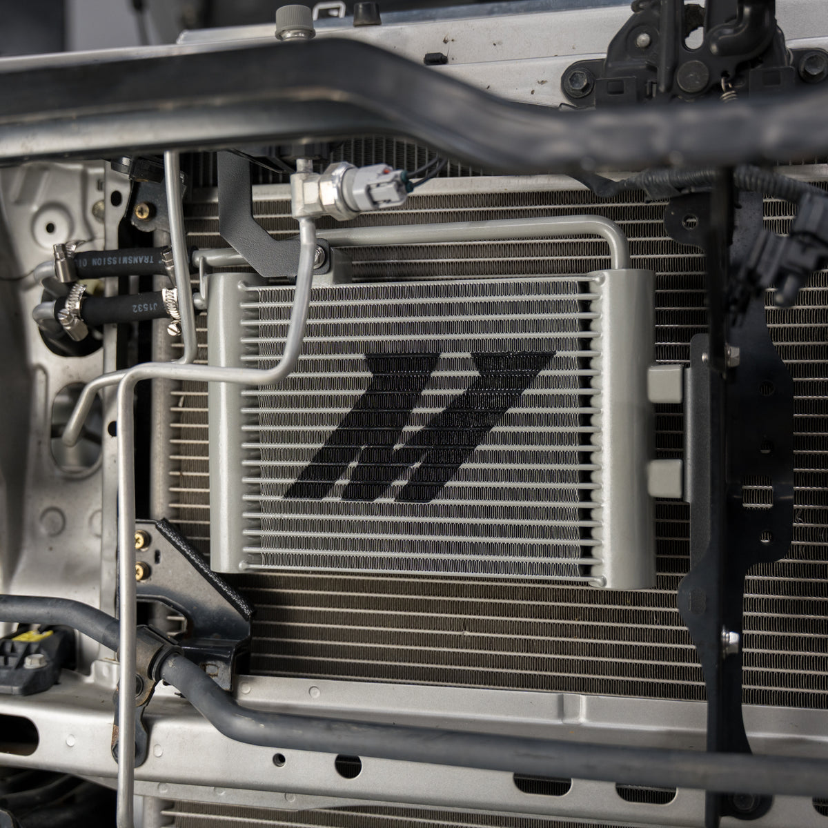 Mishimoto 10-24 Toyota 4Runner 4.0L Transmission Cooler - MMTC-4RUN-10 for 2010-2024 Toyota 4Runner - angle view