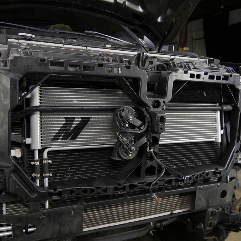 Mishimoto 2020+ Ford 6.7L Powerstroke Transmission Cooler Kit - MMTC-F2D-20SL for 2020-2022 Ford F 250 - package contents