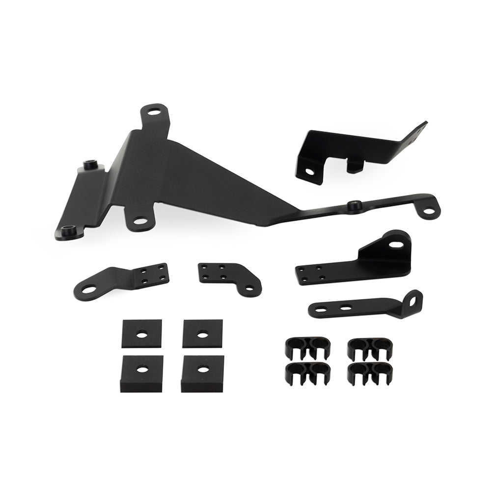 Mishimoto 2020+ Ford 6.7L Powerstroke Transmission Cooler Kit - MMTC-F2D-20SL for 2020-2022 Ford F 250 - angle view