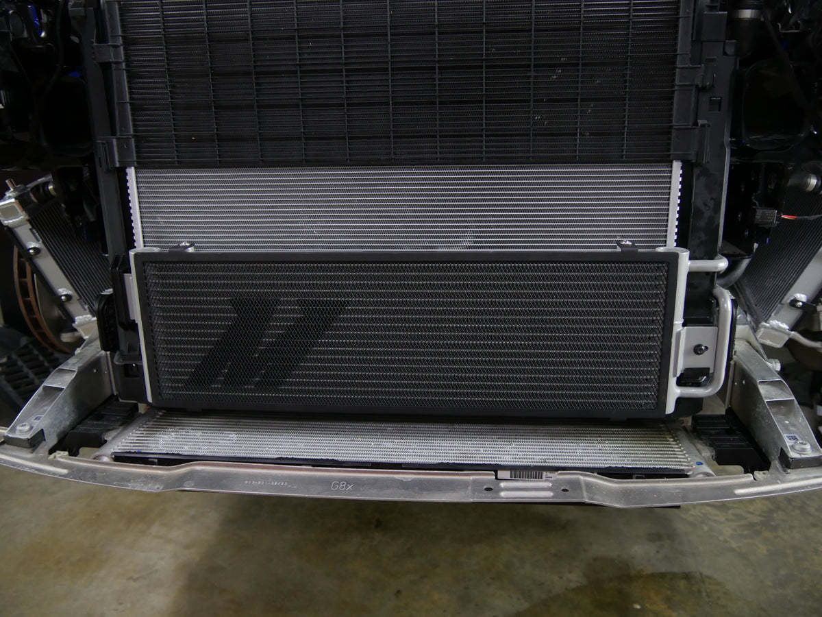 Mishimoto 2021+ BMW G8X M2/M3/M4 Transmission Cooler - MMTC-G80-21 for 2021-2025 BMW M3 - side view