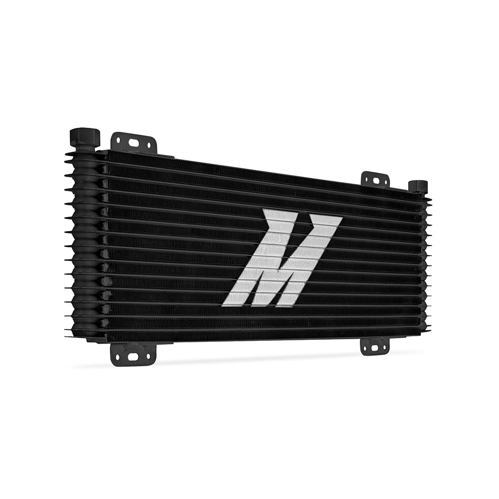 Mishimoto Universal Stacked Plate Trans Cooler 13 Row Black - MMTC-SP-13BK by Mishimoto - close-up