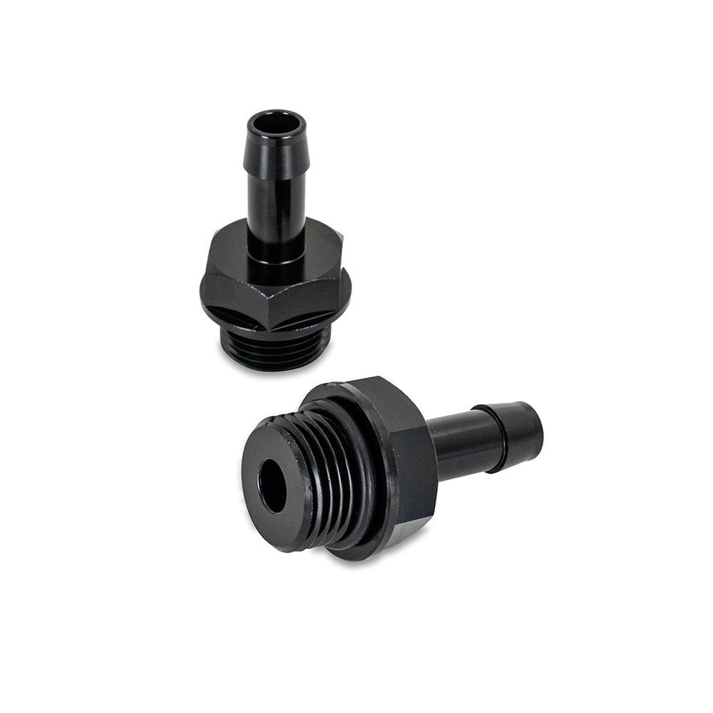 Mishimoto Universal Stacked Plate Trans Cooler 13 Row Black - MMTC-SP-13BK by Mishimoto - rear view