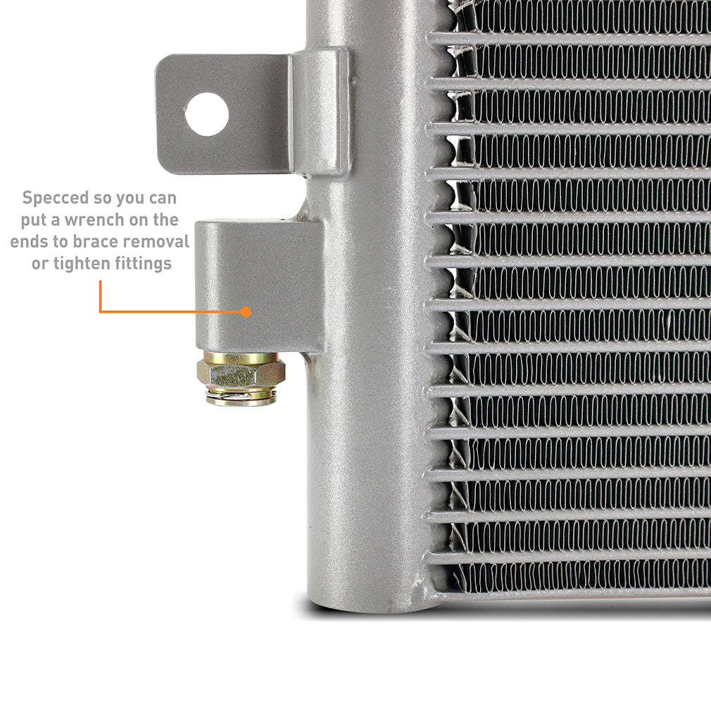 Mishimoto 19+ Chevy Silverado 1500 Transmission Cooler - MMTC-T1-19 for 2019-2025 Chevrolet Silverado 1500 - close-up