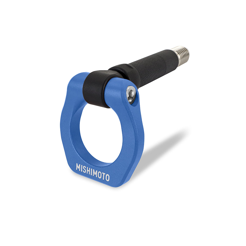 Mishimoto 15-19 BMW F80 M3 Blue Racing Front Tow Hook - MMTH-F80-15BL for 2012-2018 BMW M6 - detail view
