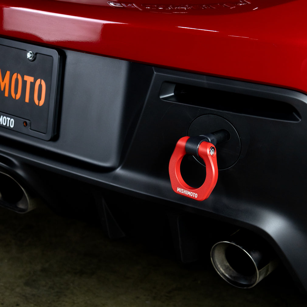Mishimoto 2023+ Toyota GR Corolla Tow Hook (Front), Blue - MMTH-GRC-23BL for 2023-2025 Toyota GR Corolla - installed view