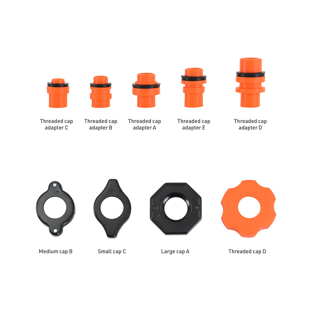 Mishimoto No-Spill Coolant Funnel Kit 15pc Set - MMTL-NSF-15 by Mishimoto - close-up