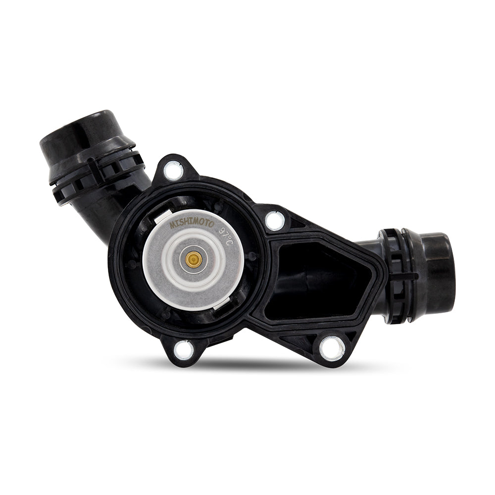 Mishimoto BMW M52/M54/M56 Direct Fit Replacement Thermostat w/Housing - 97 Deg. C - MMTS-E46-99E for 1997-2005 BMW 5 Series -