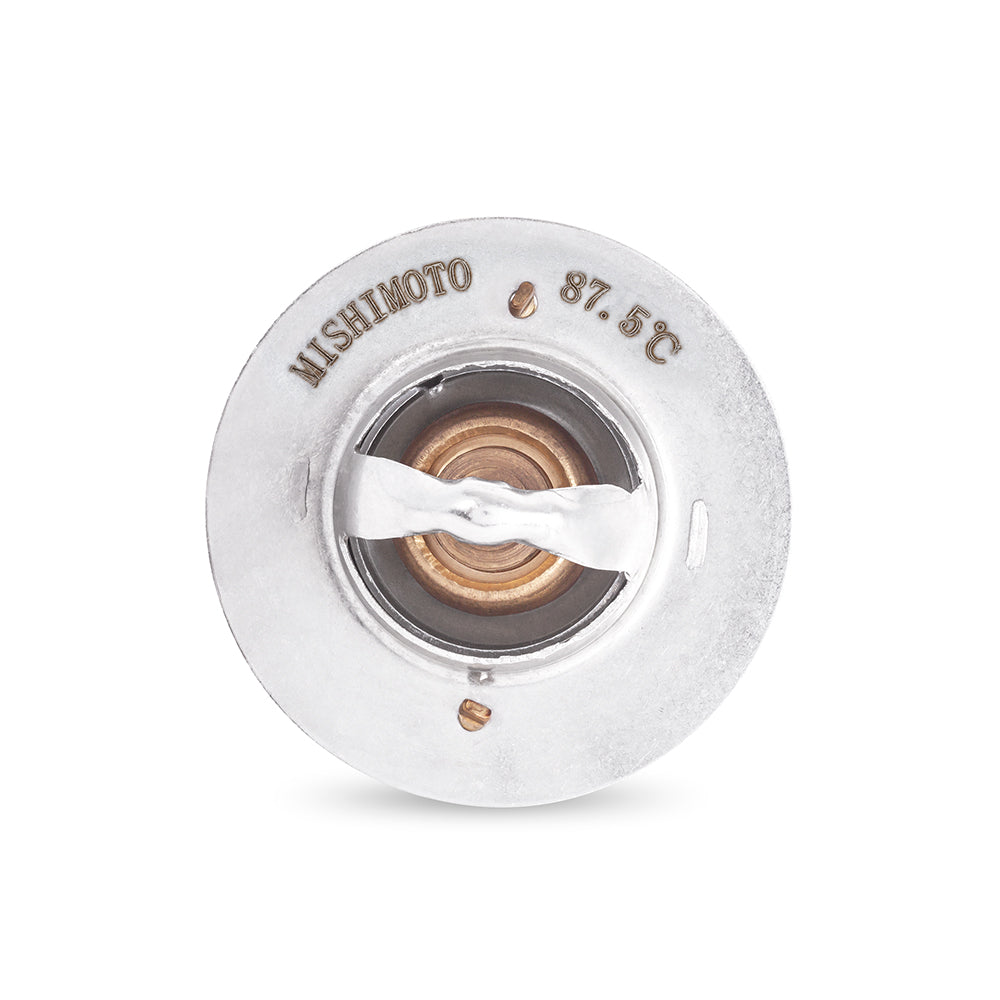 Mishimoto 89-93 Dodge 5.9L Cummins 87.5C High-Temperature Thermostat - MMTS-RAM-89H for 1989-1993 Dodge D250 - angle view