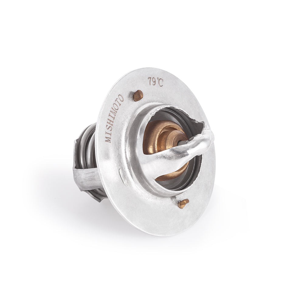 Mishimoto 89-93 Dodge 5.9L Cummins 79C High-Temperature Thermostat - MMTS-RAM-89L for 1989-1993 Dodge D250 - installed view
