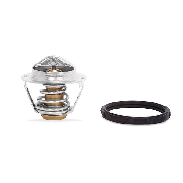 Mishimoto 2016+ Nissan Titan XD High-Temperature Thermostat - MMTS-XD-16H for 2004-2019 Nissan TITAN - installed view