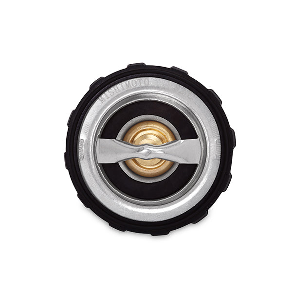 Mishimoto 2016+ Nissan Titan XD Low-Temperature Thermostat - MMTS-XD-16L for 2004-2019 Nissan TITAN - installed view