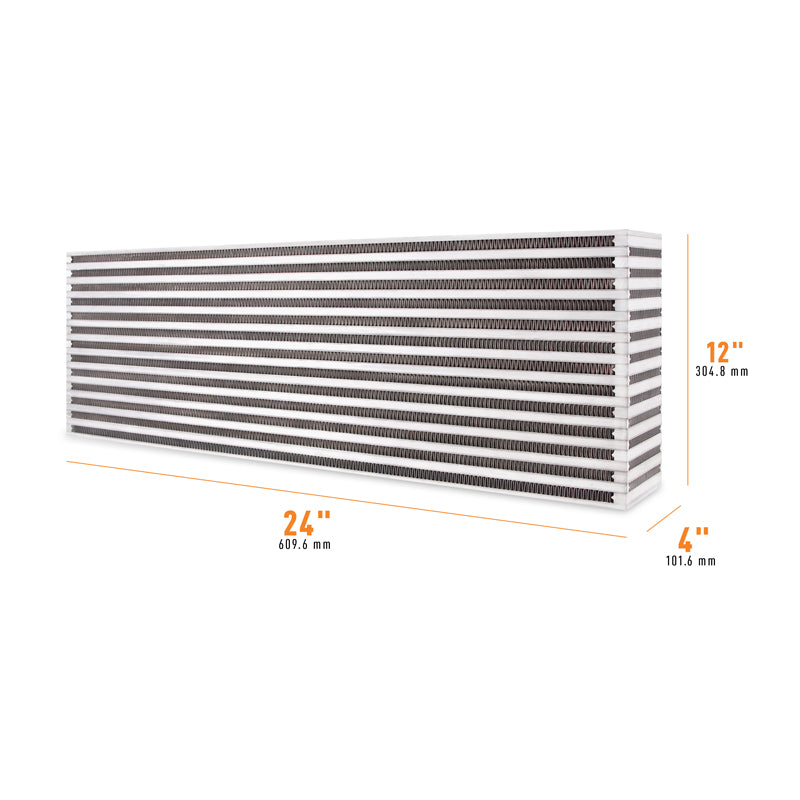 Mishimoto Universal Air-to-Air Intercooler Core - 24in / 12in / 4in - MMUIC-06 by Mishimoto - detail view
