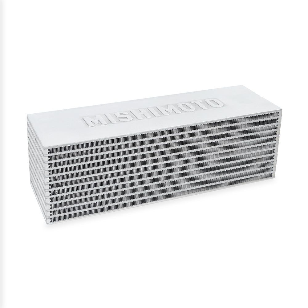 Mishimoto Universal Air-to-Water Intercooler Core - 11.7in / 3.8in / 3.8in - MMUIC-W2 by Mishimoto - angle view