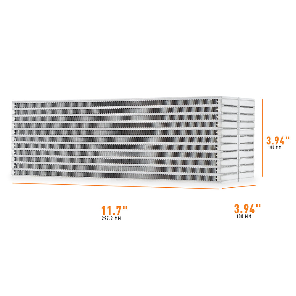 Mishimoto Universal Air-to-Water Intercooler Core - 11.7in / 3.8in / 3.8in - MMUIC-W2 by Mishimoto - installed view