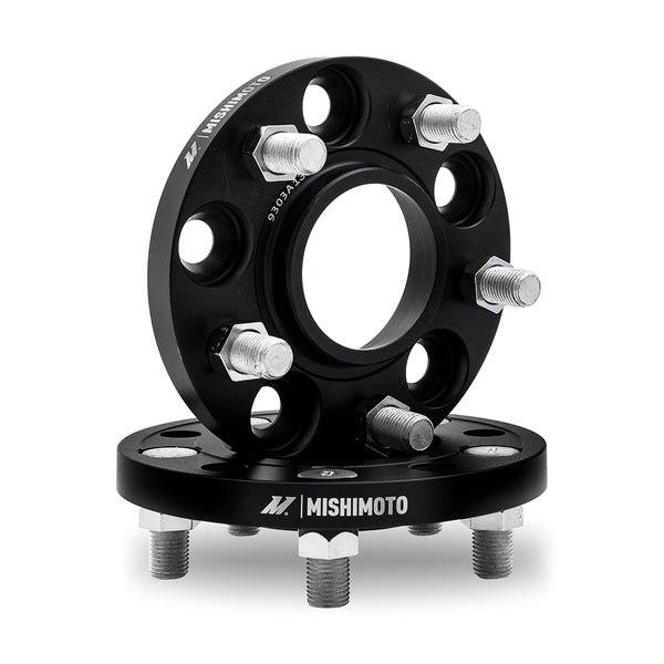 Mishimoto Wheel Spacers - 5x114.3 - 60.1 - 35 - M12 - Black - MMWS-005-350BK